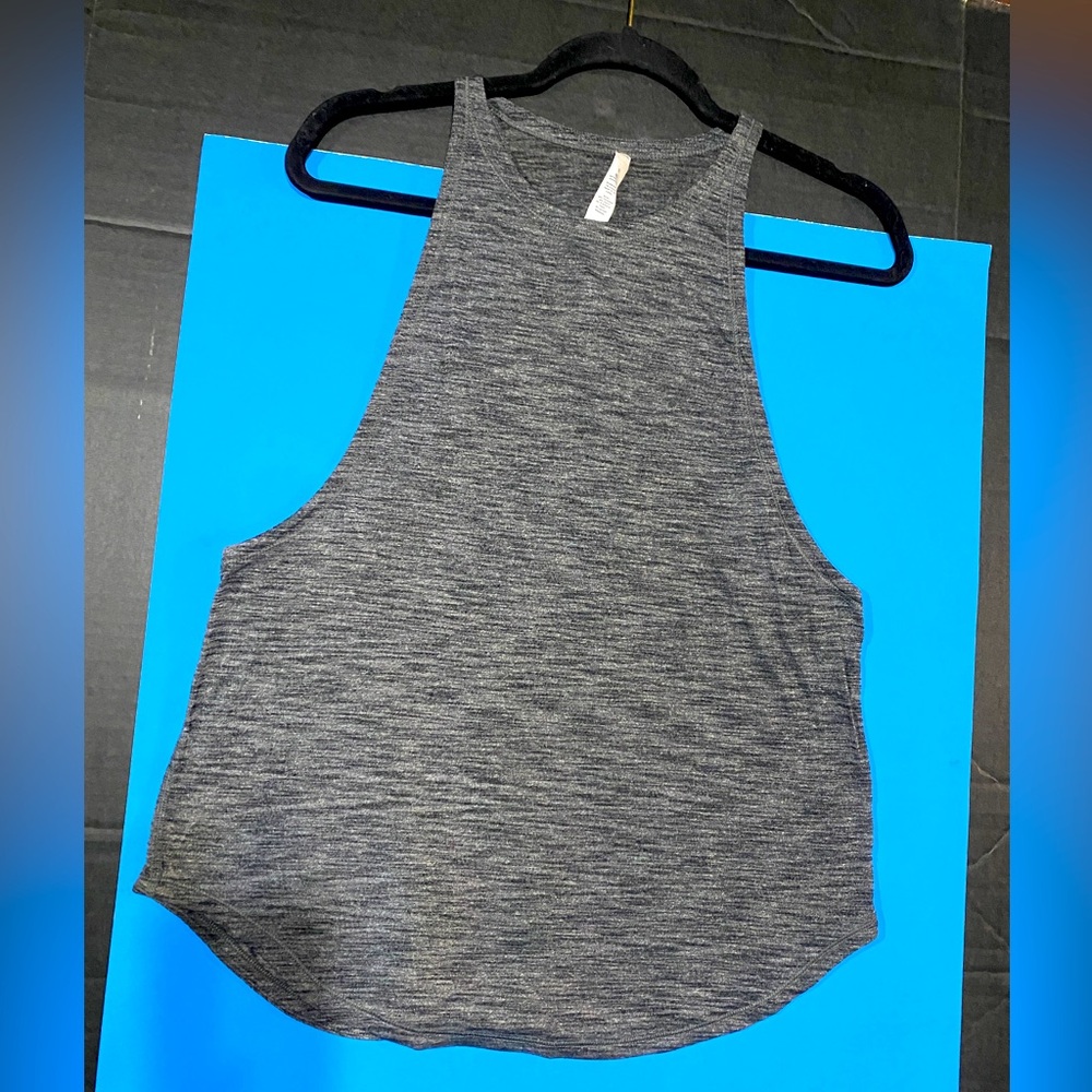 LULULEMON ATHLETICA  GRAY TANK SIZE 8 LIKE NEW